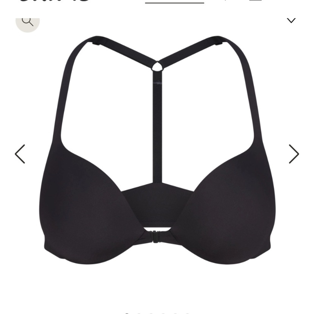 SKIMS Black Bra